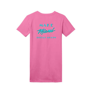 "Make Miami Great Again" Crew-Neck Women's T-Shirt - WAKEUPWITHLINDA