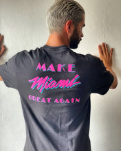 Load image into Gallery viewer, &quot;Make Miami Great Again&quot; Vintage Crew-Neck T-Shirt Unisex - WAKEUPWITHLINDA
